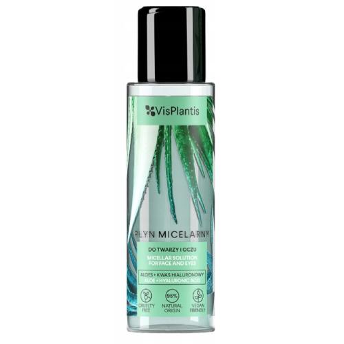 Vis Plantis Płyn Micelarny do twarzy i oczu Aloes+Kwas hialuronowy, 100ml