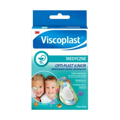 Miniaturka artykułu - VISCOPLAST OPTI-PLAST Junior dekorowane plastry - 62 x 50 mm 