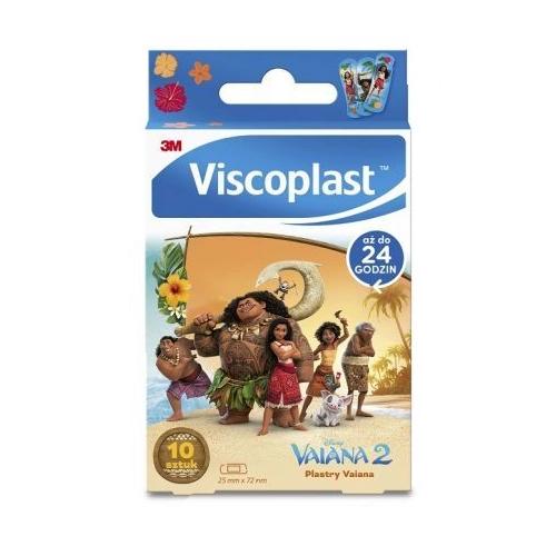 Miniaturka artykułu - Viscoplast Plastry Vaiana 2 72 mm x 25 mm, 10 szt.