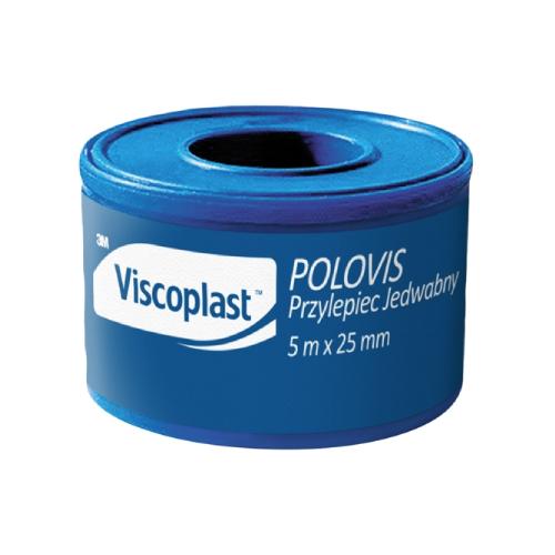 Miniaturka artykułu - VISCOPLAST przylepiec POLOVIS jedwabny 5Mx25mm 