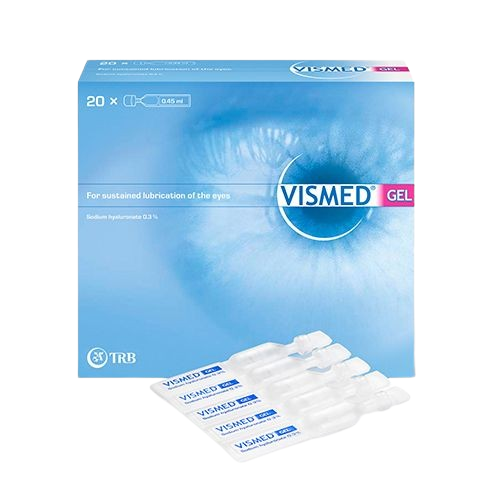 Miniaturka artykułu - Vismed Gel Krople do oczu, 0,45ml x 20minims&oacute;w