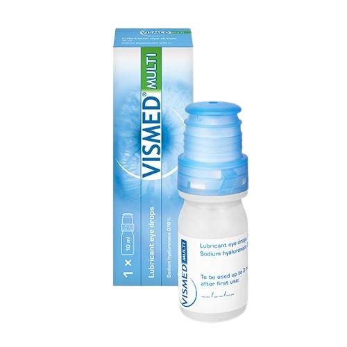 Miniaturka artykułu - Vismed Multi nawilżające krople do oczu 0,18%, 10 ml