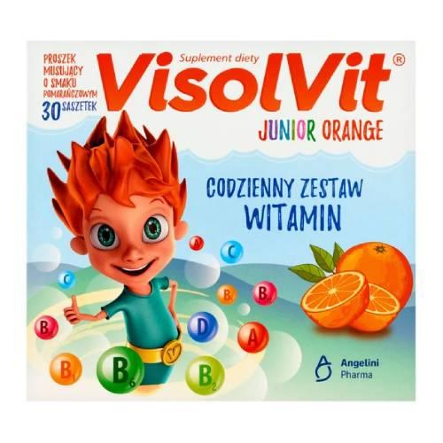 Miniaturka artykułu - VISOLVIT ORANGE Junior - 30 saszetek