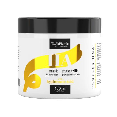 Miniaturka artykułu - VisPlantis Professional Maska do włos&oacute;w kręconych z kwasem hialuronowym, 400ml