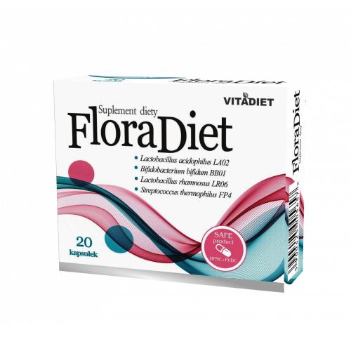 Zdjęcie produktu - VITADIET FloraDiet, 20 kaps.