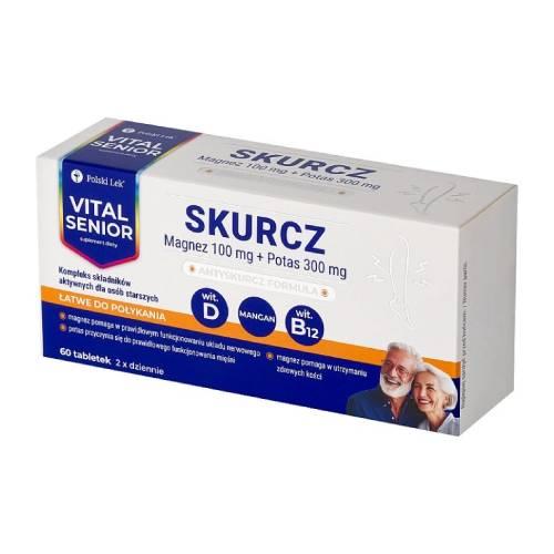 Miniaturka artykułu - Vital Senior Skurcz, 60 tabl. - suplement diety dla seniora