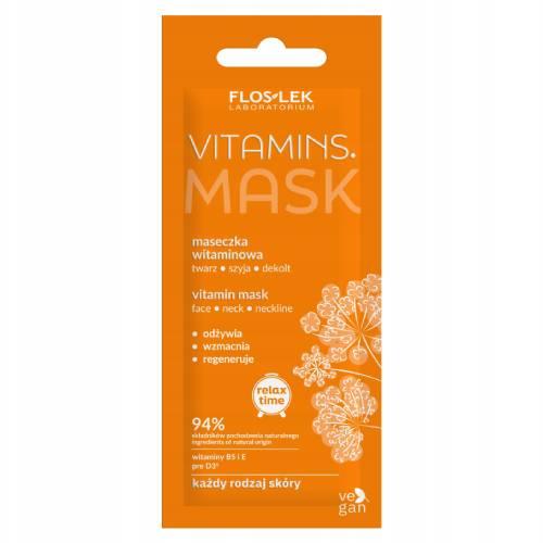 Miniaturka artykułu - FLOS-LEK VITAMINS. Maseczka witaminowa, 6ml