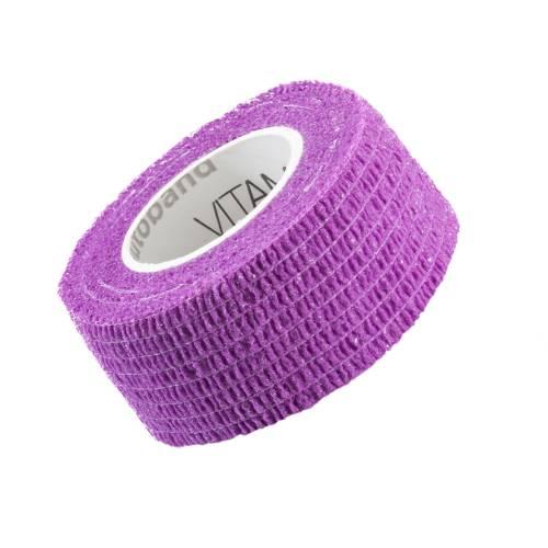 Miniaturka artykułu - VITAMMY Autoband Elastyczny bandaż kohezyjny 2,5cm x 450cm Fioletowy