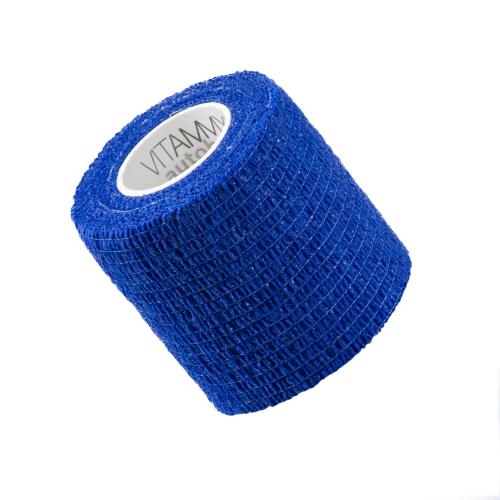 Miniaturka artykułu - VITAMMY Autoband Elastyczny bandaż kohezyjny 5cm x 450cm Niebieski