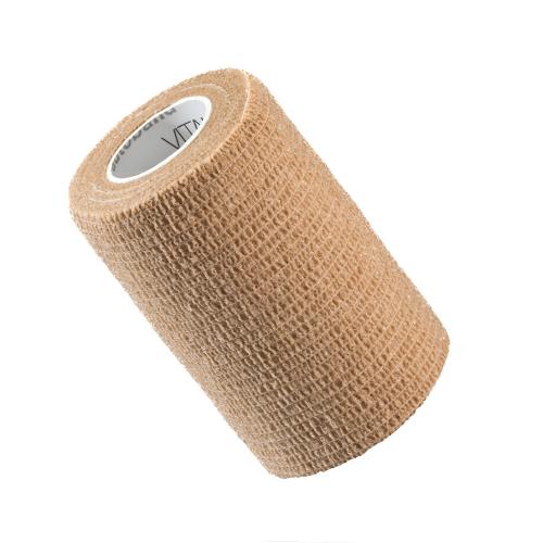Miniaturka artykułu - VITAMMY Autoband Elastyczny bandaż kohezyjny 7,5cm x 450cm Beżowy