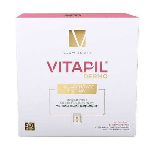 Miniaturka artykułu - VITAPIL Dermo Kolagenowy lifting, 30sasz.