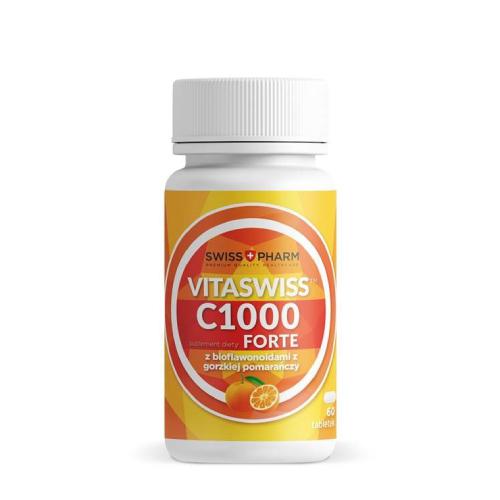 Miniaturka artykułu - VitaSwiss C1000 Forte, 60 tabletek