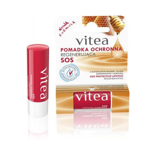 Miniaturka artykułu - VITEA Pomadka Ochronna Regenerująca SOS, 4,9g