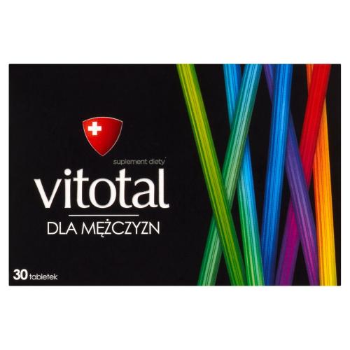 Miniaturka artykułu - Vitotal dla mężczyzn, 30 tabl. &ndash; suplement diety z witaminami, minerałami i ekstraktami roślinnymi