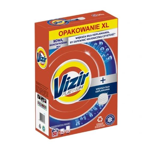 Miniaturka artykułu - Vizir Proszek do prania z dodatkową mocą usuwania plam (50 prań) 2,75kg