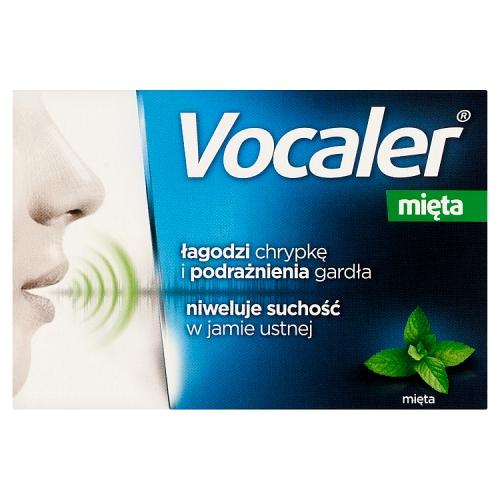 Miniaturka artykułu - VOCALER mięta - 12 pastylek 