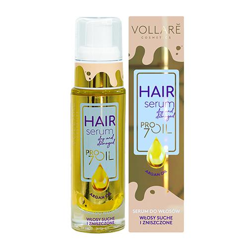Miniaturka artykułu - VOLLARE Hair PROils Intensive Repair Serum do włos&oacute;w suchych i zniszczonych, 30ml