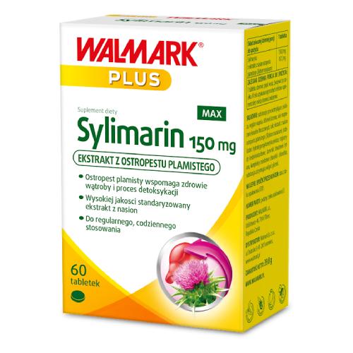 Miniaturka artykułu - Walmark Sylimarin MAX 150 mg, 60 tabletek
