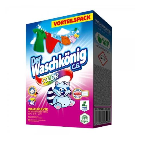 Miniaturka artykułu - Waschk&ouml;nig Color Proszek do prania, 2,88kg