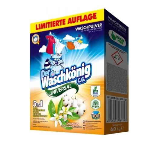 Miniaturka artykułu - Waschk&ouml;nig CG proszek do prania Orangen und Baumwollextrakt, 6kg