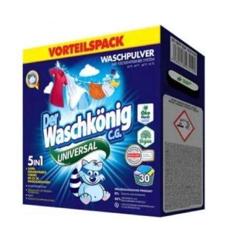 Miniaturka artykułu - Der Waschkonig Proszek do prania Uniwersalny 1,95kg