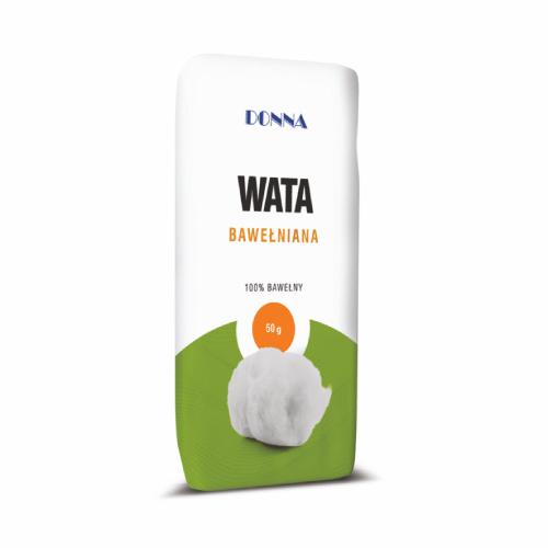 Miniaturka artykułu - Wata bawełniana - 50g 