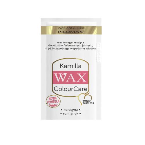 WAX KAMILLA ColourCare Maska regenerująca do włos&oacute;w farbowanych na kolory jasne, 20ml