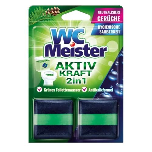Miniaturka artykułu - WC Meister Kostka barwiąca do spłuczki Las, 2x50g