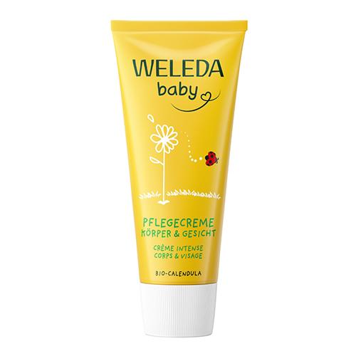 Miniaturka artykułu - WELEDA Baby Calendula Krem do ciała dla niemowląt z nagietkiem lekarskim, 75ml