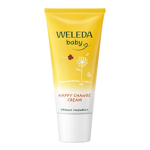 Miniaturka artykułu - Weleda Baby Calendula Krem przeciw odparzeniom dla niemowląt i dzieci z nagietkiem lekarskim, 75 ml