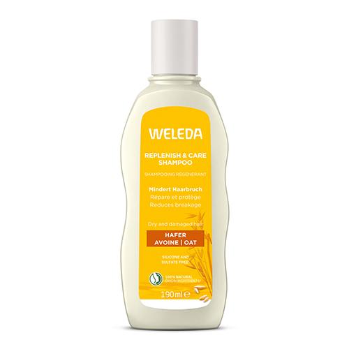 Miniaturka artykułu - WELEDA Szampon regenerujący z owsem do włos&oacute;w suchych i zniszczonych, 190ml