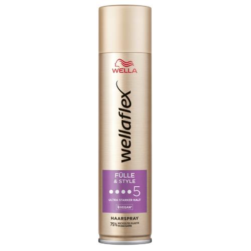 Wellaflex N&deg;5 Lakier do Włos&oacute;w Fulle&Style, 250 ml