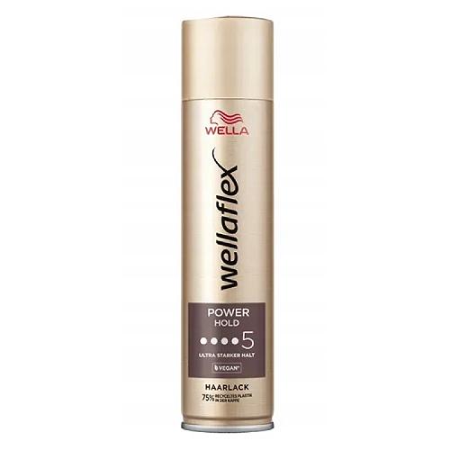 Wellaflex N&deg;5 Lakier do Włos&oacute;w Power Hold, 250 ml