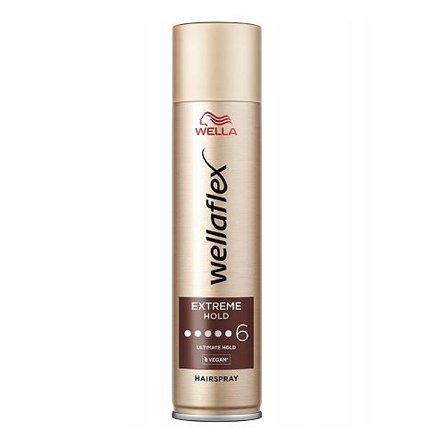 Wellaflex N&deg;6 Lakier do Włos&oacute;w Extreme Hold, 250 ml