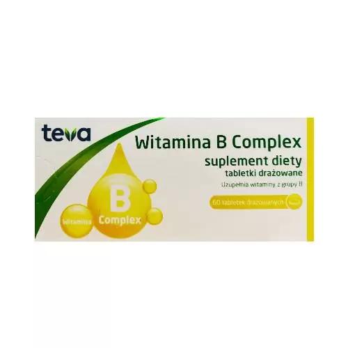 Witamina B Complex TEVA - 60 tabletek drażowanych