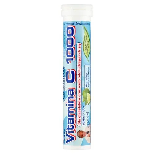Miniaturka artykułu - Witamina C 1000 dla os&oacute;b odchudzających się, 20 tabletek