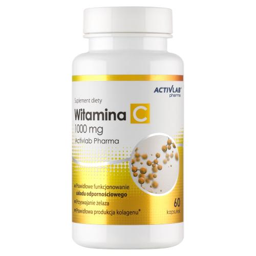 Miniaturka artykułu - Witamina C 1000 mg Activlab Pharma 60kaps.