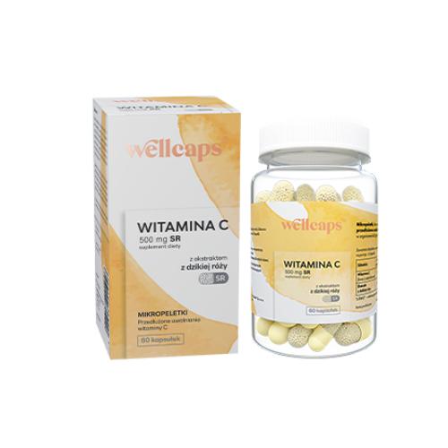 Miniaturka artykułu - WITAMINA C 500mg SR, 60kaps.