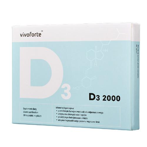Witamina D 2000 VivoForte, 30tabl.
