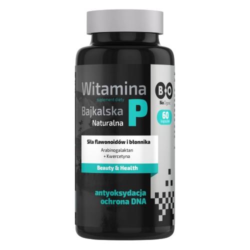 Miniaturka artykułu - Witamina P Bajkalska Naturalna, 60 kaps.