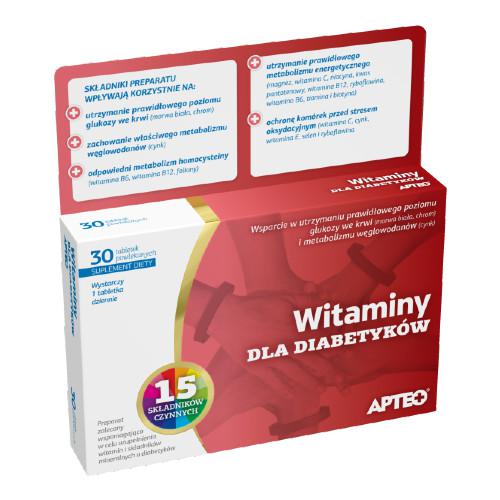 Zdjęcie produktu - Witaminy dla diabetyk&oacute;w, 30tabl.powl.