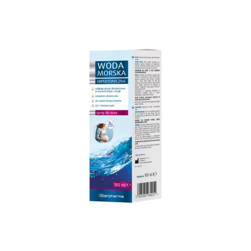 Miniaturka artykułu - Woda Morska Hipertoniczna STARPHARMA, 100ml