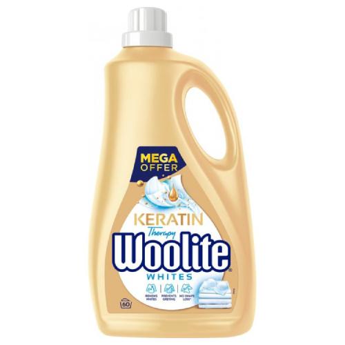 Miniaturka artykułu - Woolite Keratin Therapy Pro-Care Płyn do prania białych i jasnych tkanin, 3,6l