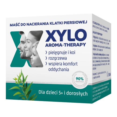 Miniaturka artykułu - Xylo Aroma-Therapy Maść do nacierania klatki piersiowej, 50 ml