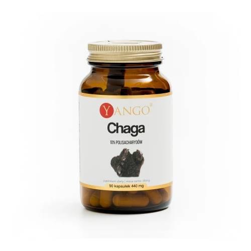 Miniaturka artykułu - YANGO Chaga 10%, 90 kaps.