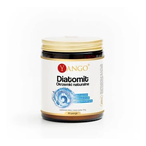 Miniaturka artykułu - YANGO Diatomit Okrzemki naturalne, 70 g