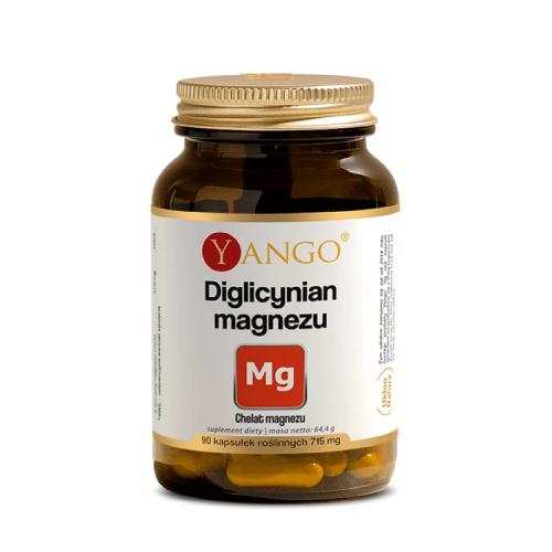Miniaturka artykułu - YANGO Diglicynian magnezu, 90kaps.