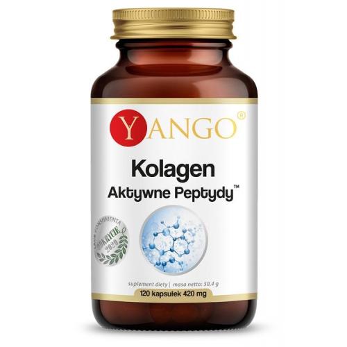 Miniaturka artykułu - YANGO Kolagen Aktywne Peptydy, 120 kaps.