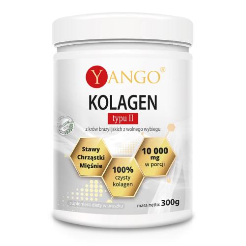 Miniaturka artykułu - YANGO Kolagen wołowy Typ II, 300g 