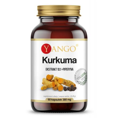 Miniaturka artykułu - YANGO Kurkuma, 60 kaps.